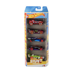 Hot Wheels 5 Car Gift Pack - HW Stunt Track Wave 2 Pack Of 5 For Kids & Collectors