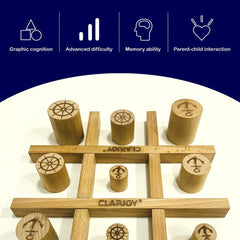 Clapjoy Tic Tac Cambio Board Game For Adults And Kids Of Age 5 Years And Above