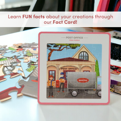 Mittimate Post Office Jigsaw Puzzle – 36-Piece Cardboard Puzzle for Kids (Ages 4-6) | Fun, Learning & Perfect Birthday Gift