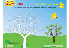 Pegasus Art and Craft Activity Book 1 for 4-5 Year old kids with free craft material