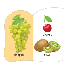 Pegasus A To Z Fruits and Vegetables Early Learning Board Book for Kids Children