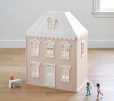 Kiddies Kingdom Dollhouse with shelving unit Imaginative Play For Ages 3 and Above