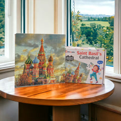 Mittimate Saint Basil's Cathedral Jigsaw Puzzle – 36-Piece Cardboard Puzzle for Kids (Ages 4-6) | Fun, Learning & Perfect Birthday Gift