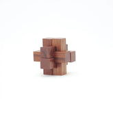 Mittimate Wooden Burr Puzzle – Brain-Teasing 3D Puzzle Game for Kids (6+) | Fun & Engaging Wooden Challenge