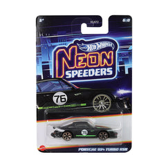 Hot Wheels Neon Speeder 2025 Edition 1:64 Scale Porsche 934 Turbo RSR Die-Cast Vehicles For Ages 3+