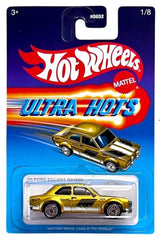 Hot Wheels Ultra Hots Retro 2025 Edition 1:64 Scale 70 Ford Escort RS1600 Die-Cast Vehicles With Full Front & Rear Decoration VUM Parts For Ages 3+