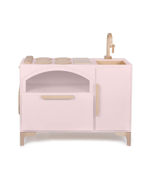 Kiddies Kingdom Essential Play Kitchen - White, Pink, Blue, Green Imaginative Play For Ages 3 and Above