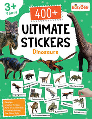Pegasus 400+ Ultimate Stickers Book - Dinosaurs for 3+ Years Kids