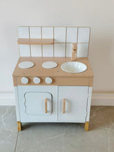 Kiddies Kingdom Play Kitchen - Beige Imaginative Play For Ages 3 and Above