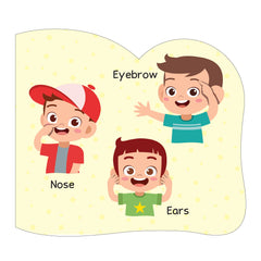 Pegasus A To Z Learning My Body Board Book for Kids Children