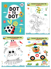 Pegasus Brain Booster Activity Bag - 10 Books Set for Children