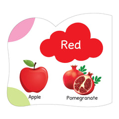 Pegasus A To Z Learning - Colours Board Book for Kids Children