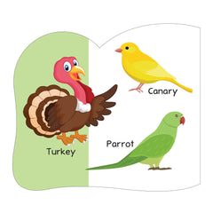 Pegasus A To Z Learning Pet Animal Board Book for Kids Children