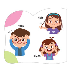 Pegasus A To Z Learning My Body Board Book for Kids Children