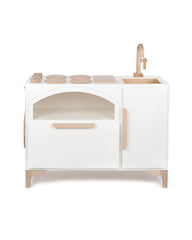 Kiddies Kingdom Essential Play Kitchen - White, Pink, Blue, Green Imaginative Play For Ages 3 and Above