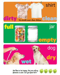 Pegasus Early Learning Shapes, Sizes & Opposites - Board Book