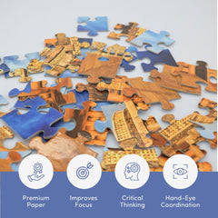 Mittimate Petra of Jordan Jigsaw Puzzle – 36-Piece Cardboard Puzzle for Kids (Ages 4-6) | Fun, Learning & Perfect Birthday Gift