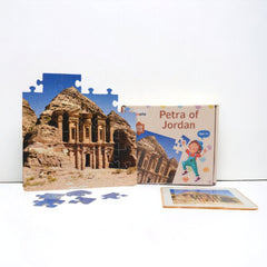 Mittimate Petra of Jordan Jigsaw Puzzle – 36-Piece Cardboard Puzzle for Kids (Ages 4-6) | Fun, Learning & Perfect Birthday Gift