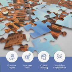 Mittimate Colosseum Jigsaw Puzzle – 36-Piece Cardboard Puzzle for Kids (Ages 4-6) | Fun, Learning & Perfect Birthday Gift