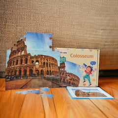 Mittimate Colosseum Jigsaw Puzzle – 36-Piece Cardboard Puzzle for Kids (Ages 4-6) | Fun, Learning & Perfect Birthday Gift