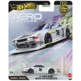 Hot Wheels Car Culture 1:64 Scale Premium Aero Styles LB-Kaido Works Nissan R32 Skyline GT-R Toy Car for Ages 4+