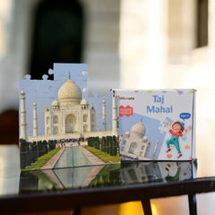 Mittimate Taj Mahal Jigsaw Puzzle – 36-Piece Cardboard Puzzle for Kids (Ages 4-6) | Fun, Learning & Perfect Birthday Gift