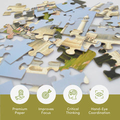 Mittimate Taj Mahal Jigsaw Puzzle – 36-Piece Cardboard Puzzle for Kids (Ages 4-6) | Fun, Learning & Perfect Birthday Gift