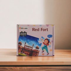 Mittimate Red Fort Jigsaw Puzzle – 36-Piece Cardboard Puzzle for Kids (Ages 4-6) | Fun, Learning & Perfect Birthday Gift