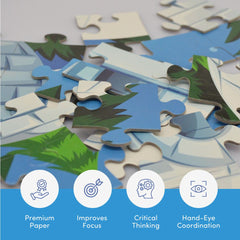 Mittimate Igloo Jigsaw Puzzle – 36-Piece Cardboard Puzzle for Kids (Ages 4-6) | Fun, Learning & Perfect Birthday Gift