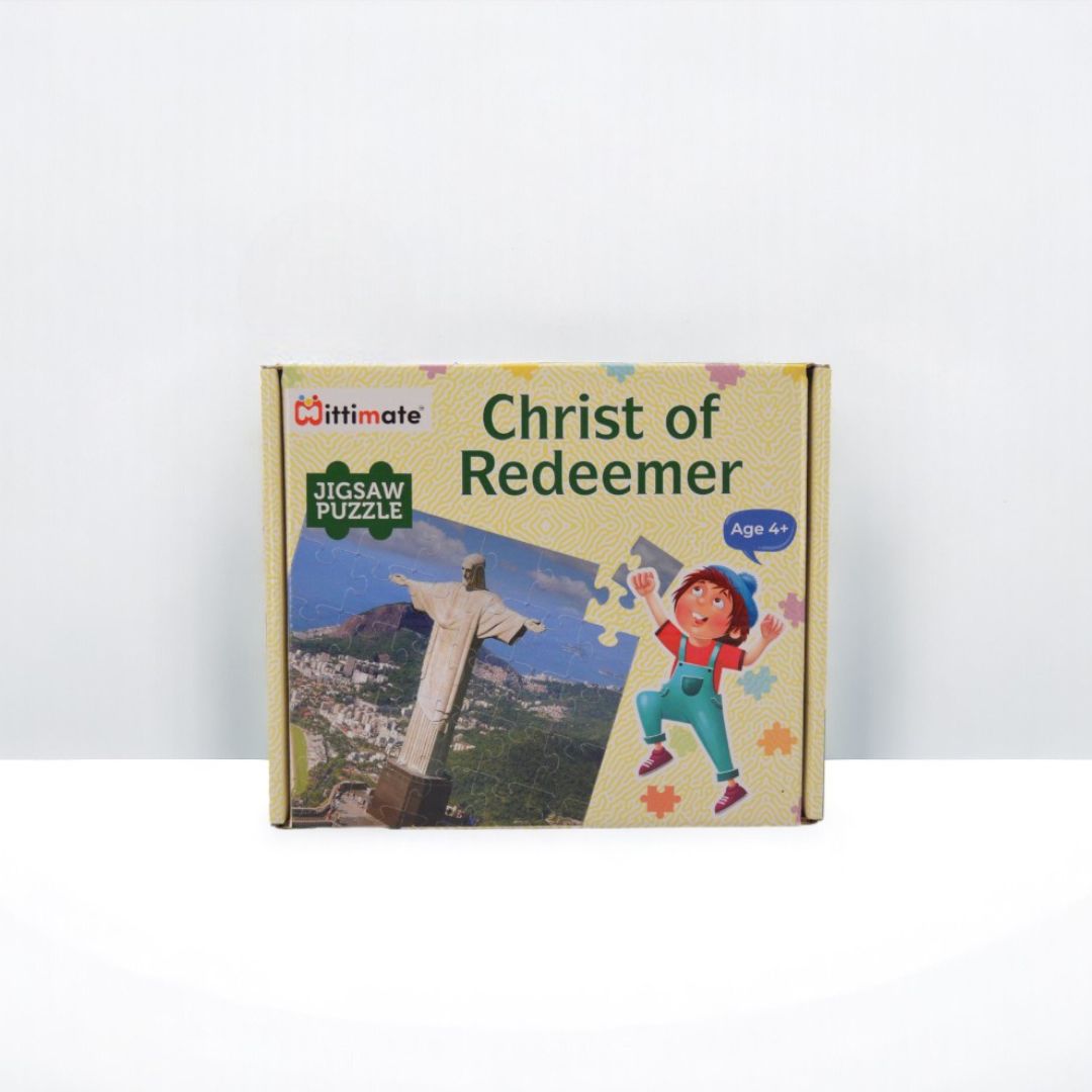 Mittimate Christ The Reedmer Jigsaw Puzzle – 36-Piece Cardboard Puzzle for Kids (Ages 4-6) | Fun, Learning & Perfect Birthday Gift