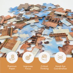 Mittimate London Bridge Jigsaw Puzzle – 36-Piece Cardboard Puzzle for Kids (Ages 4-6) | Fun, Learning & Perfect Birthday Gift