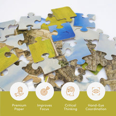 Mittimate Chichen Itza Jigsaw Puzzle – 36-Piece Cardboard Puzzle for Kids (Ages 4-6) | Fun, Learning & Perfect Birthday Gift