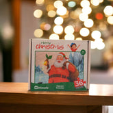 Mittimate Christmas Jigsaw Puzzle – 36-Piece Cardboard Puzzle for Kids (Ages 4-6) | Fun, Learning & Perfect Birthday Gift