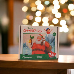 Mittimate Christmas Jigsaw Puzzle – 36-Piece Cardboard Puzzle for Kids (Ages 4-6) | Fun, Learning & Perfect Birthday Gift