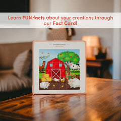 Mittimate Farm House Jigsaw Puzzle – 36-Piece Cardboard Puzzle for Kids (Ages 4-6) | Fun, Learning & Perfect Birthday Gift