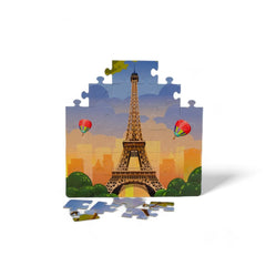 Mittimate Eiffel Tower Jigsaw Puzzle – 36-Piece Cardboard Puzzle for Kids (Ages 4-6) | Fun, Learning & Perfect Birthday Gift