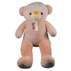 Play Hour Wolly The Teddy Bear Plush Soft Toy for Ages 3 Years and Up - Orange, 120cm