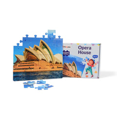 Mittimate Opera House Jigsaw Puzzle – 36-Piece Cardboard Puzzle for Kids (Ages 4-6) | Fun, Learning & Perfect Birthday Gift