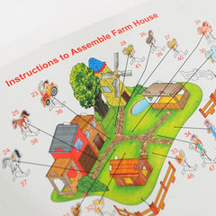 Mittimate Farm House Model Construction Book for Kids Age 8 to 12 Year Old I Make Your Own 3D Paper Model I Fun & DIY Book for Children