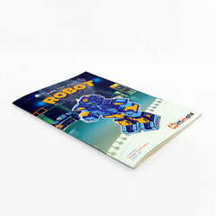 Mittimate Robot Model Construction Book for Kids Age 8 to 12 Year Old I Make Your Own 3D Paper Model I Fun & DIY Book for Children