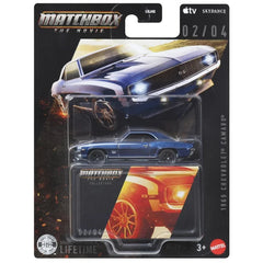 Matchbox The Movie Premium 1:64 Scale 1969 Chevrolet Camaro SS Fastback Die-Cast Toy Car with Collectible Box, Ages 4+