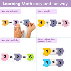 Mittimate Number & Shape Jigsaw Puzzle Game for Kids Age 2 to 4 Old I 54 Pieces Educational Puzzle Toy I Birthday Gift for Children