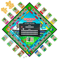 Monopoly Cricket Themed Board Game | For Families and Kids | Ages 8+ | 2 to 6 Players Board Game Accessories Board Game