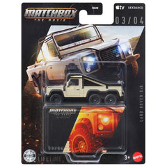 Matchbox The Movie Premium 1:64 Scale Land Rover 6X6 Fastback Die-Cast Toy Car with Collectible Box, Ages 4+