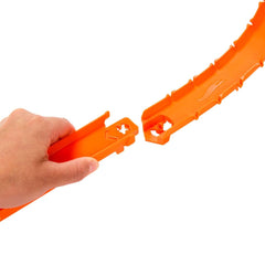 Hot Wheels Track Creator Deluxe Track Pack With 2 Toy Cars, 25 Feet Of Different Speed Snap Tracks