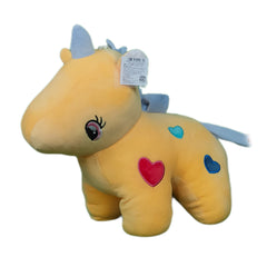 Play Hour Fairy Unicorn Plush Soft Toy For Ages 3 Years And Up - Yellow, 45cm