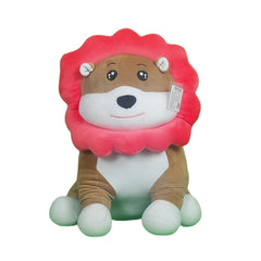Play Hour Floret Sunny Lion Plush Soft Toy for Ages 3 Years and Up - Yellow, 50cm