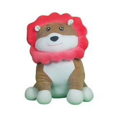 Play Hour Floret Sunny Lion Plush Soft Toy for Ages 3 Years and Up - Yellow, 50cm