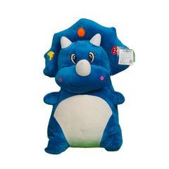 Play Hour Fruit Dragon Plush Soft Toy for Kids Ages 3 Years & Up - Blue, 55cm