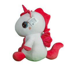 Play Hour Garcie The Unicorn Plush Soft Toy For Ages 3 Years And Up - Red, 45cm